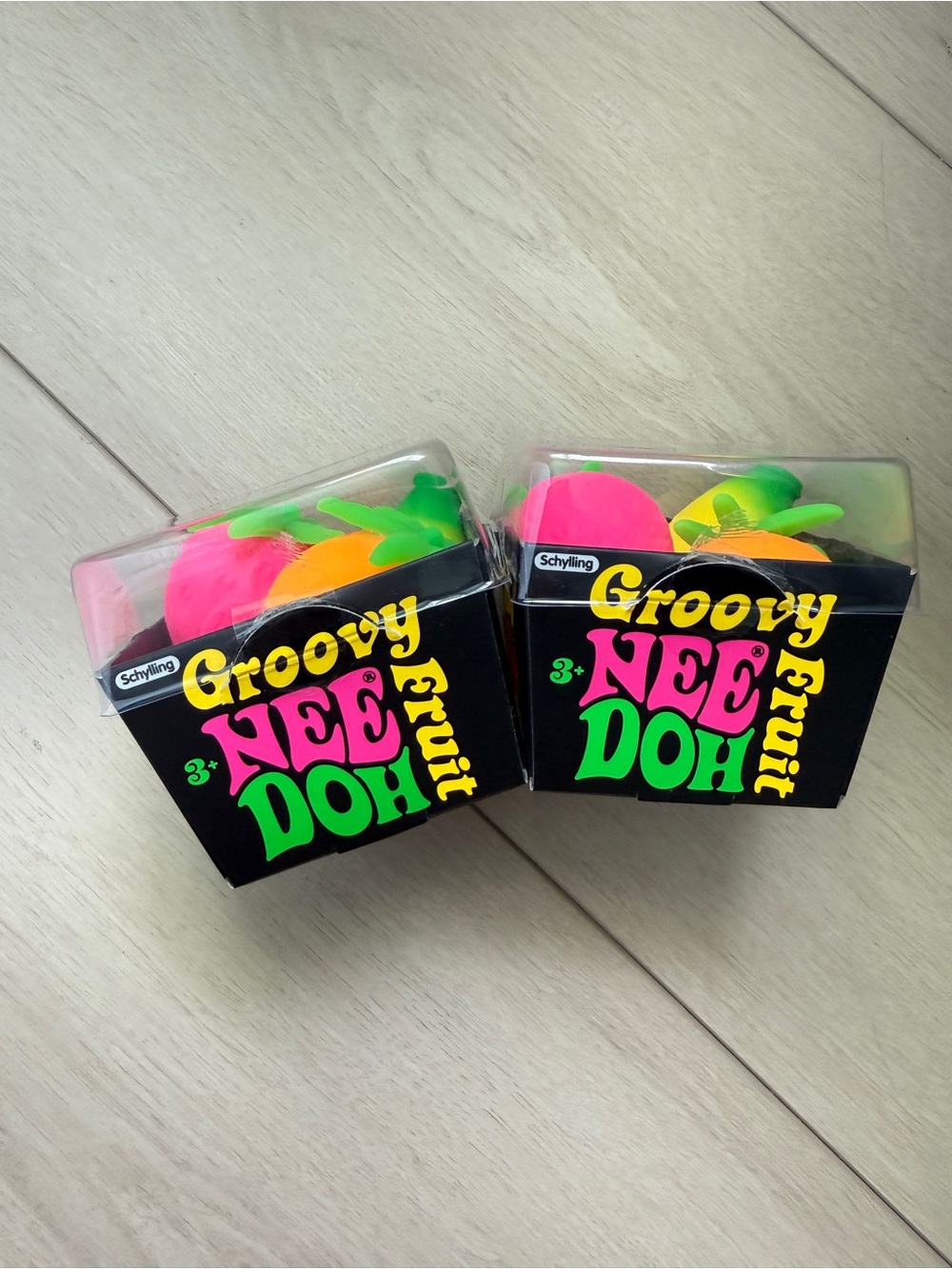Authentic NeeDoh Groovy Fruit Set (Set of 2)